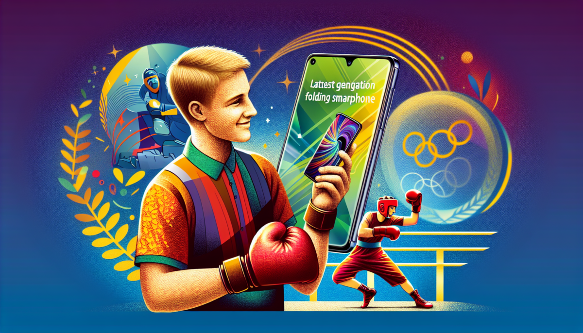 Samsung Presents Complimentary Galaxy Z Flip6 to Every Olympic Athlete! Take a Look at This Australian Boxer's New Device