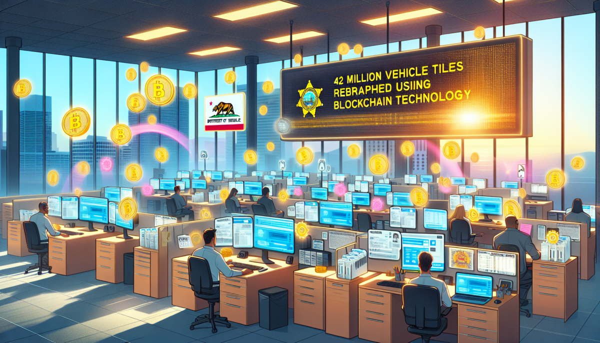 California DMV Revamps 42 Million Vehicle Titles Using Blockchain Technology