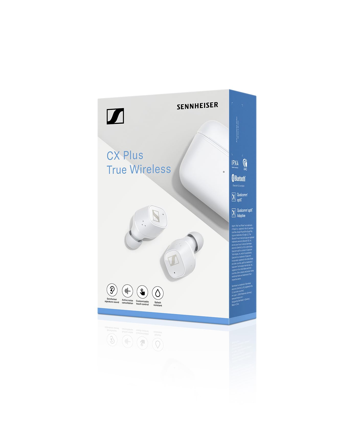 Sennheiser CX Plus True Wireless Noise Cancelling Headphones, White Review