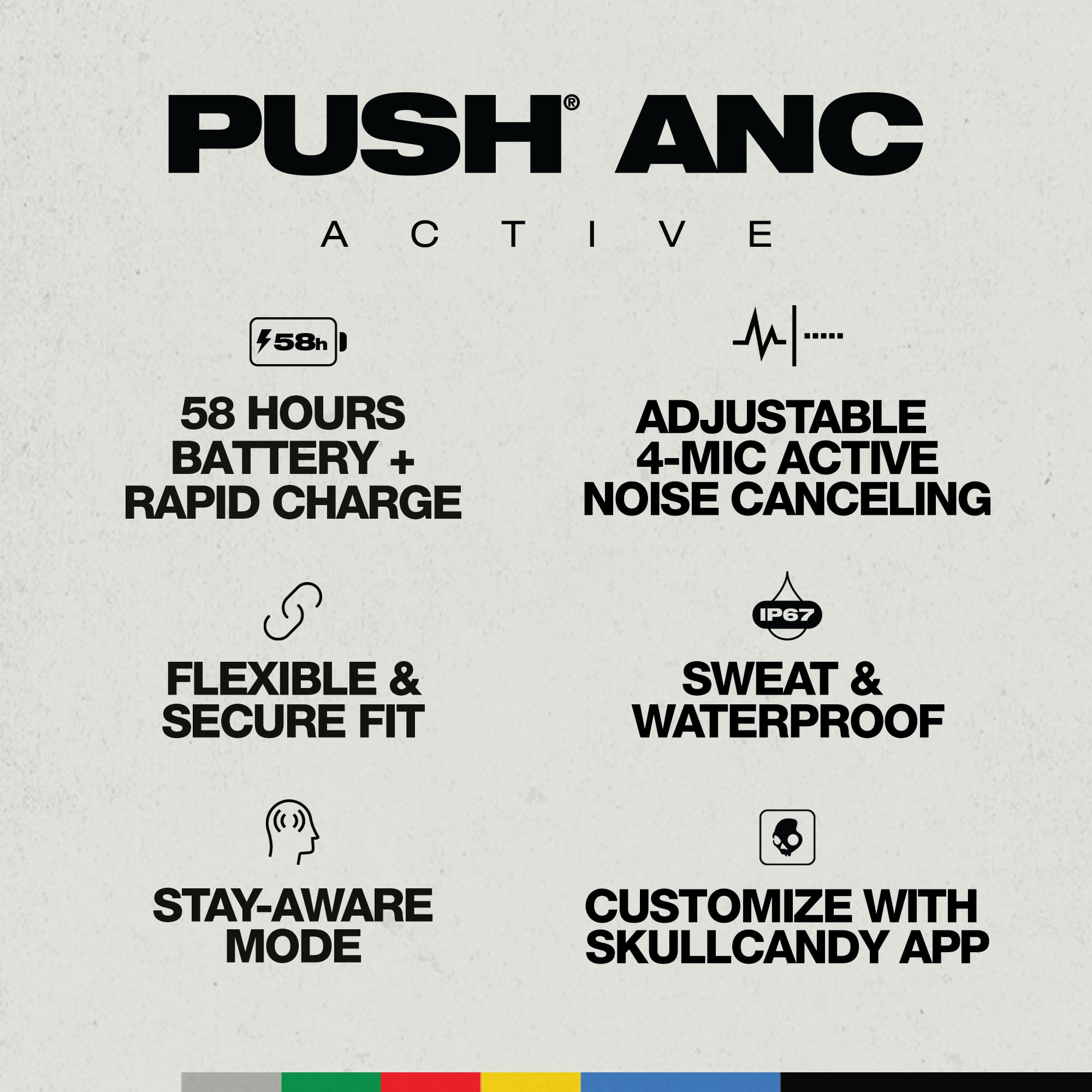 Skullcandy Push ANC Active Wireless Earphones Review