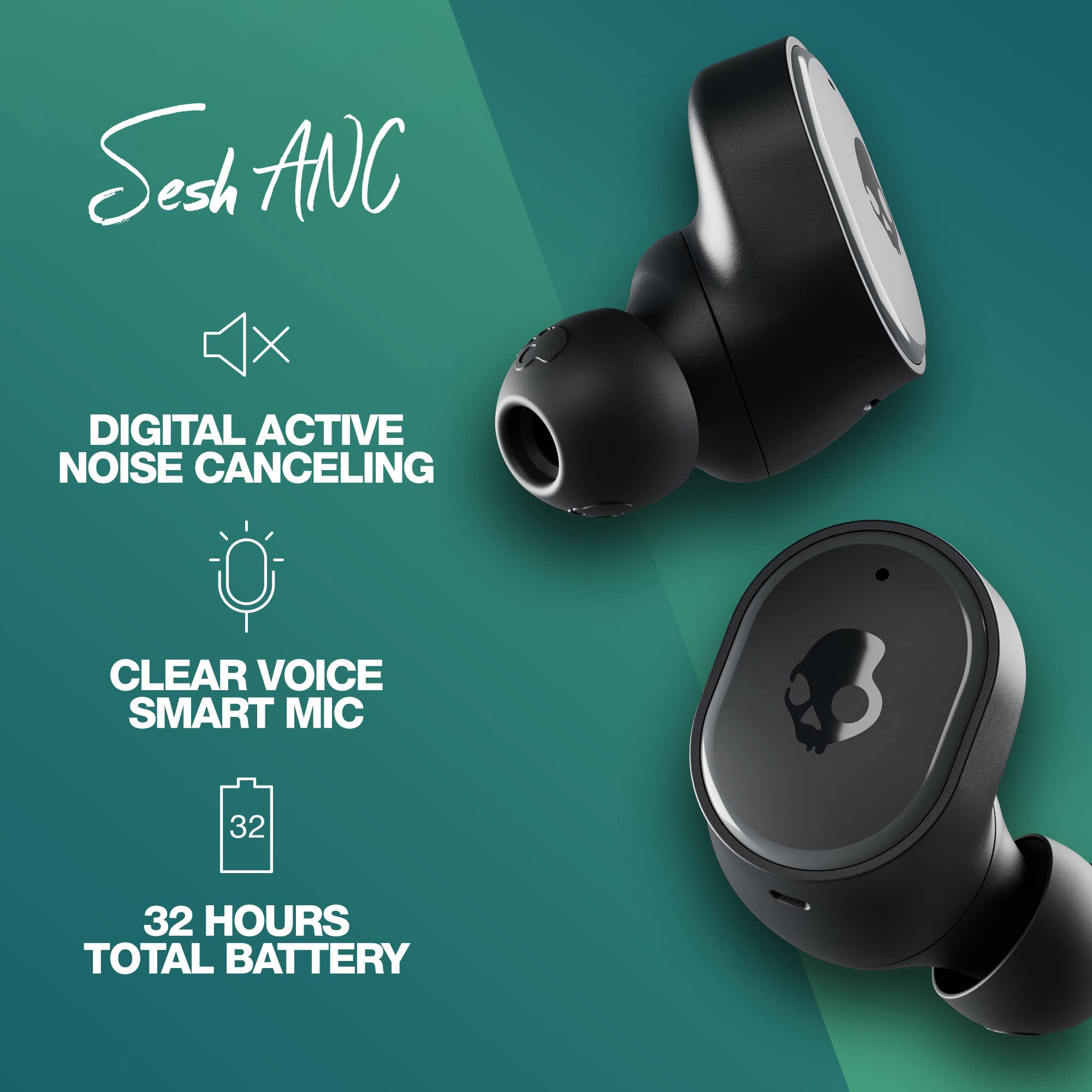 Skullcandy Sesh ANC Active Noise Canceling Wireless Earbuds Review