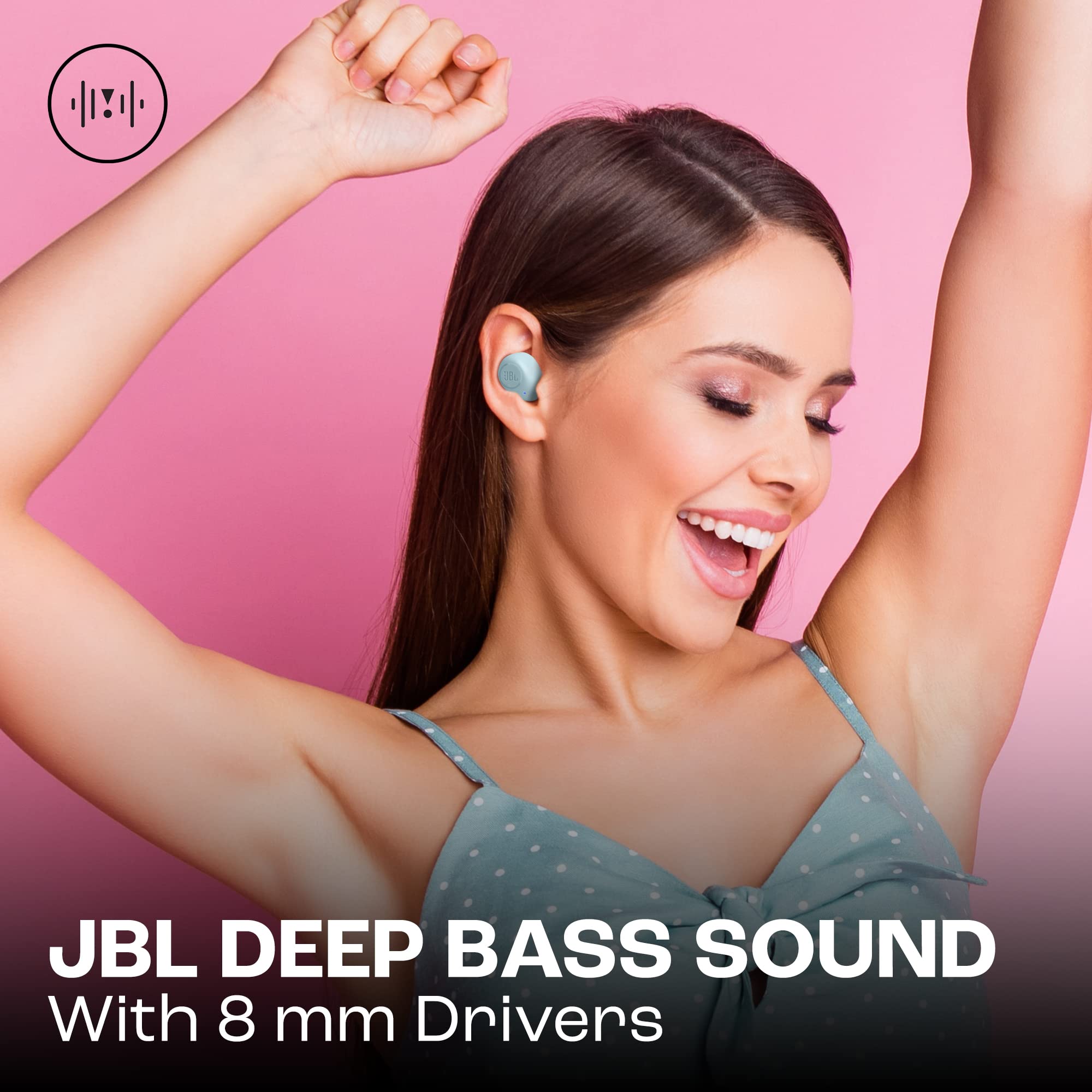 JBL Wave Flex True Wireless Stereo Earbuds, Beige Review