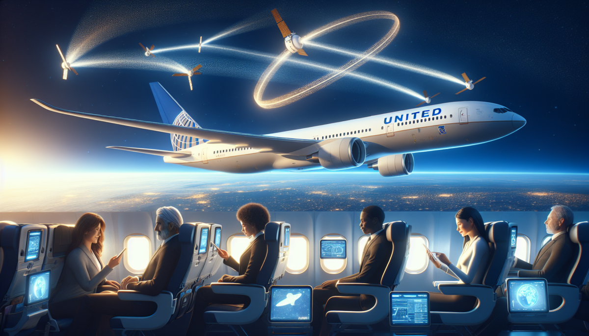 United Airlines Collaborates with Starlink to Provide High-Speed Internet Onboard