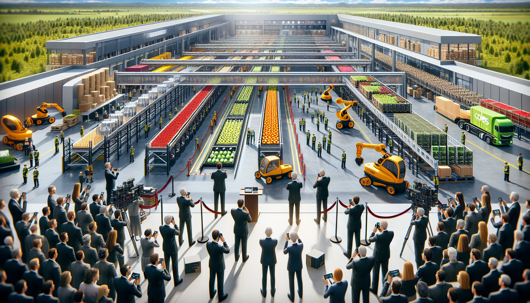 Coles Prepare to Unveil Third Advanced Automated Distribution Centre