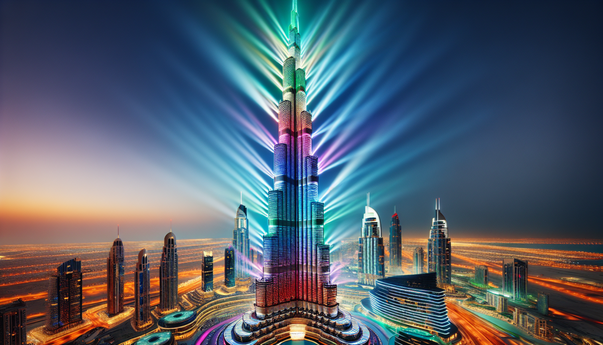 "Burj Khalifa Dazzles More Than Ever with Remarkable RGBW Lighting Enhancement"