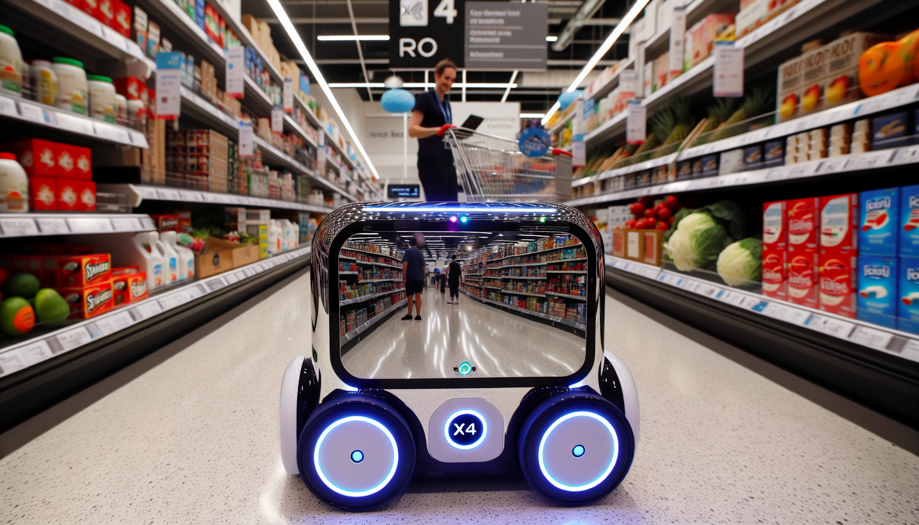 AI-Enhanced X4 ROVR Cleaning Robot Makes Its Way into Australian Supermarkets