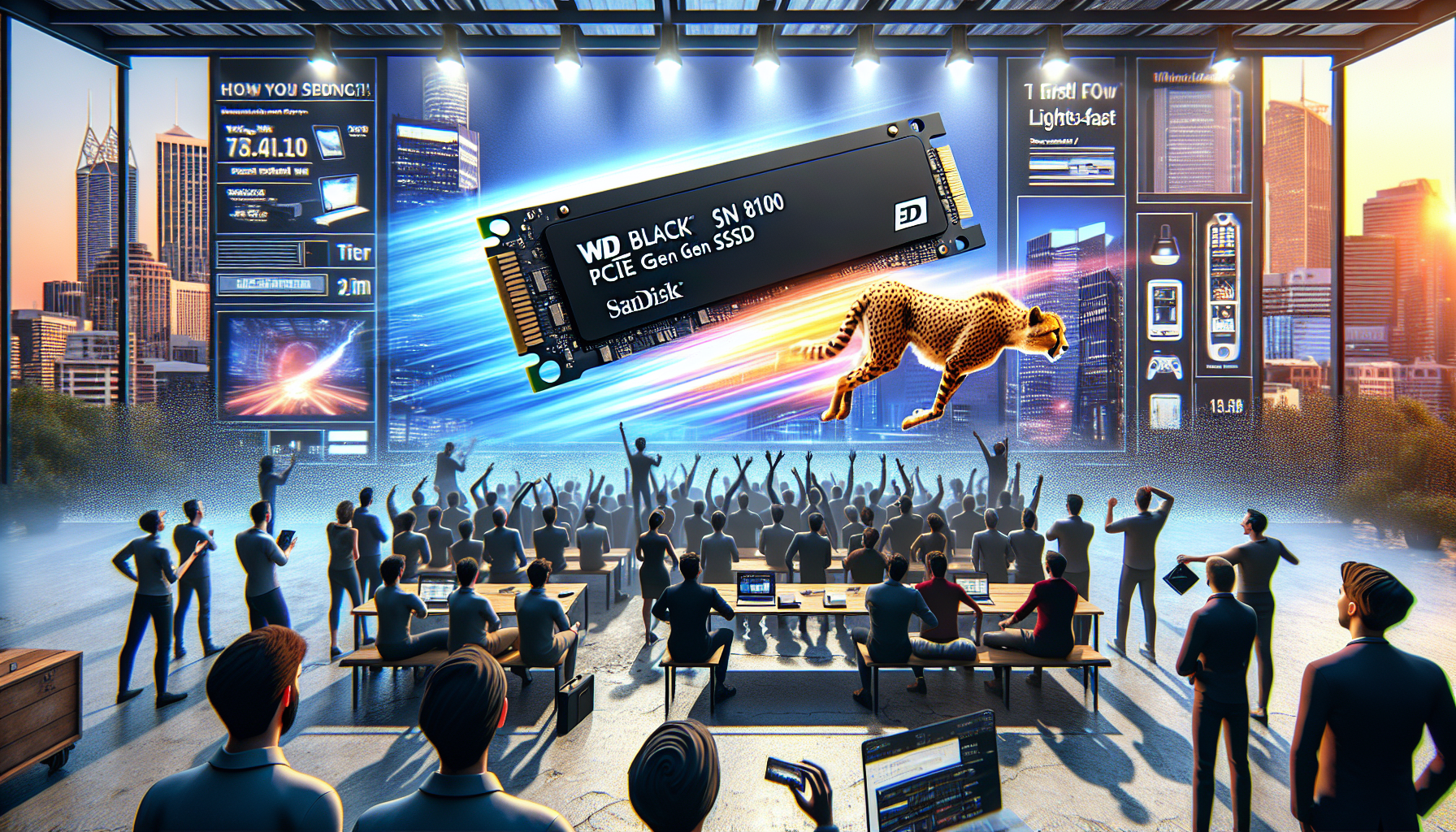 SanDisk Unveils Lightning-Quick WD_BLACK SN8100 PCIe Gen 5 SSD in Australia