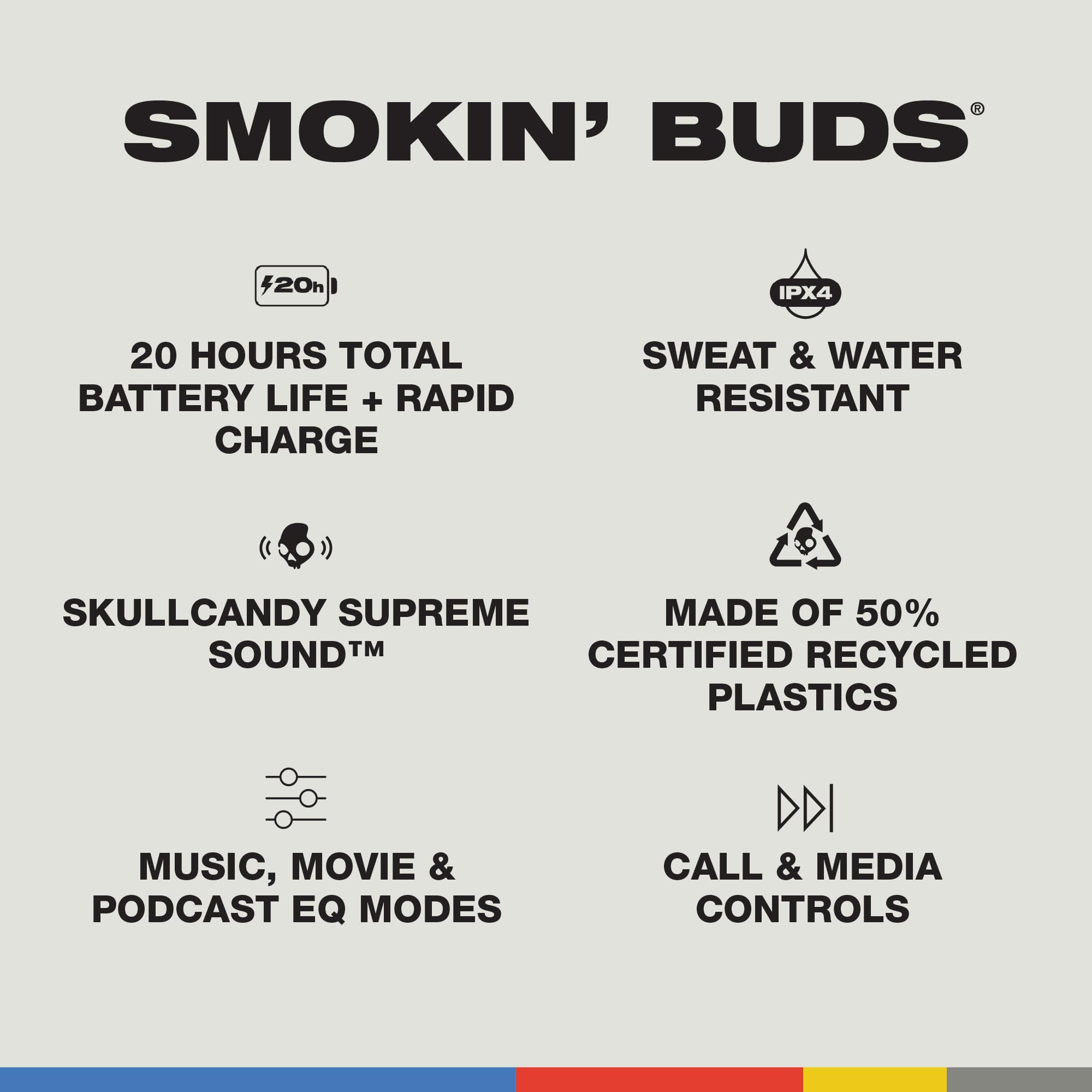 Skullcandy Smokin' Buds True Wireless Earbuds Review