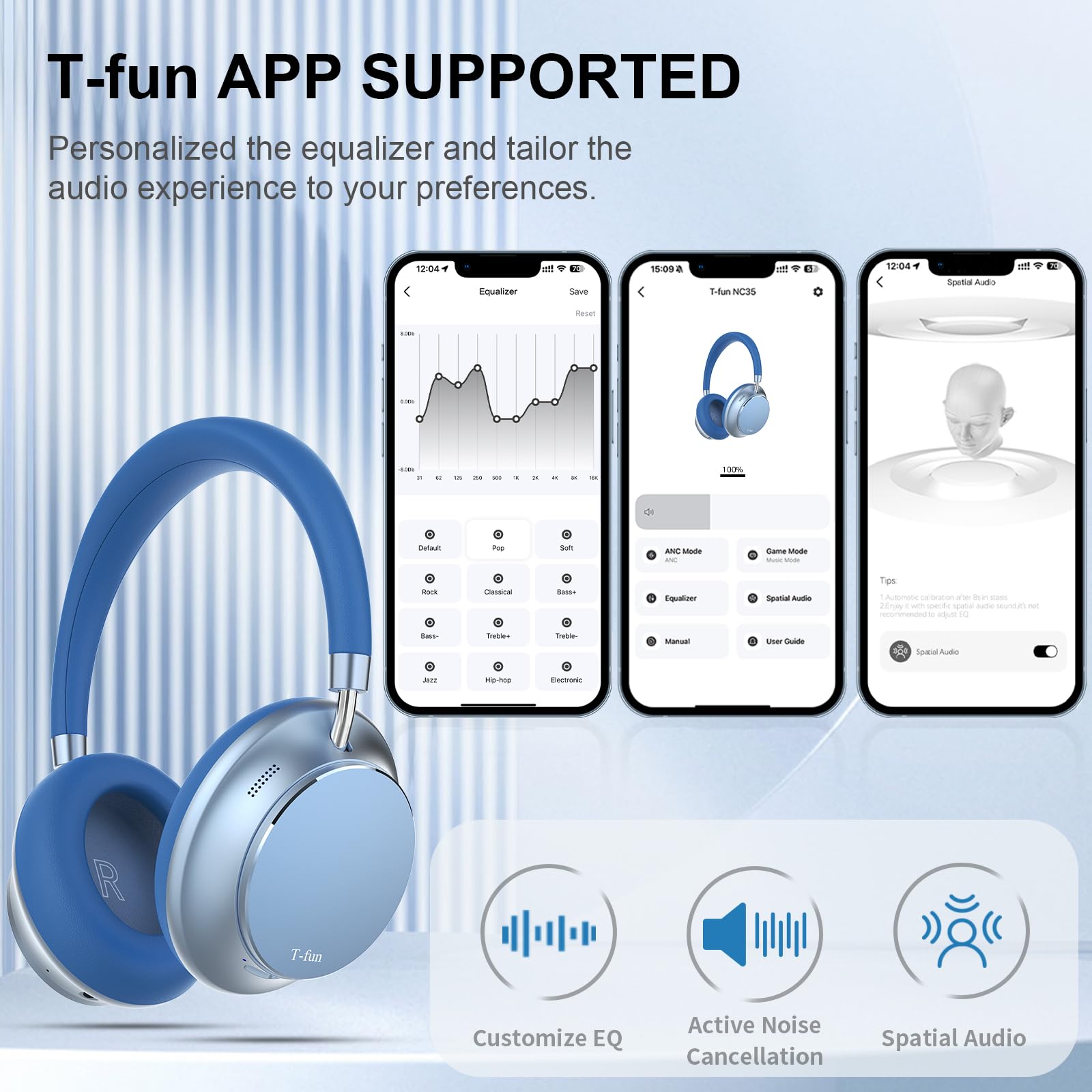 T-fun NC35 Hybrid Active Noise Cancelling Headphones Review