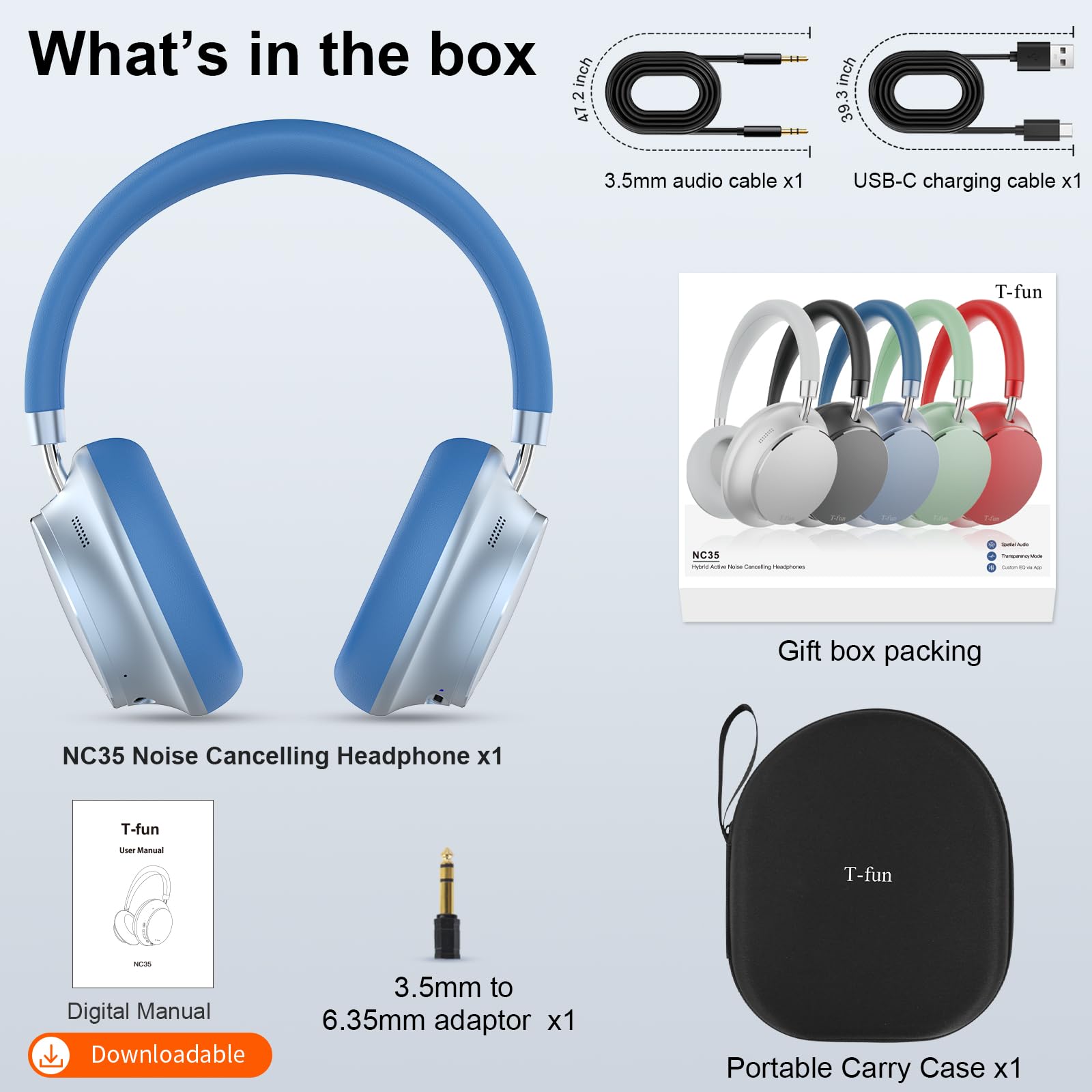 T-fun NC35 Hybrid Active Noise Cancelling Headphones Review