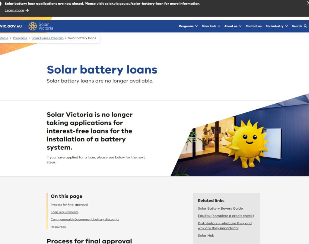 Victoria Wraps Up Home Battery Loan Initiative as Federal Rebates Approach in July