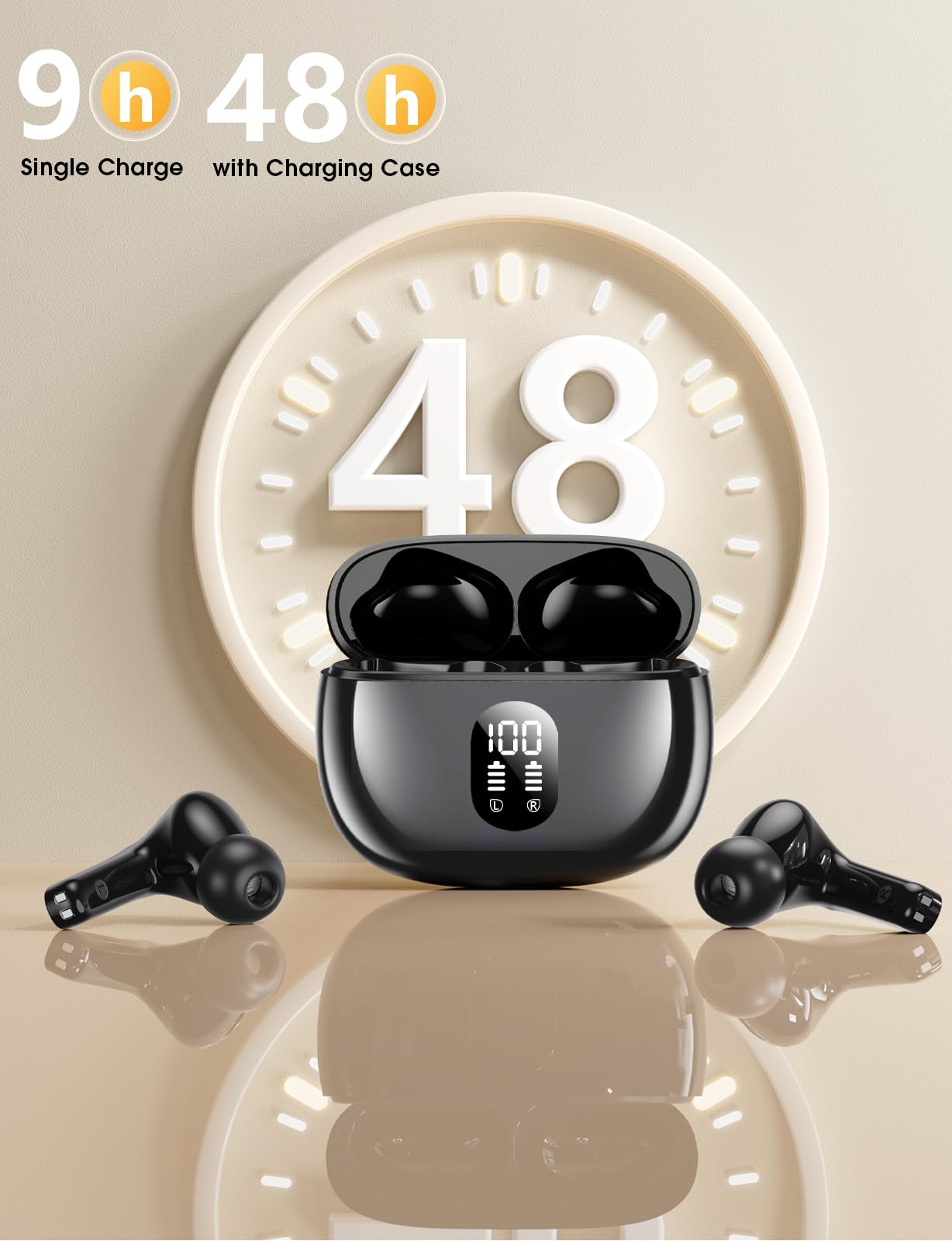 Bluetooth Earphones 48 Hours Playtime Deep Bass Review