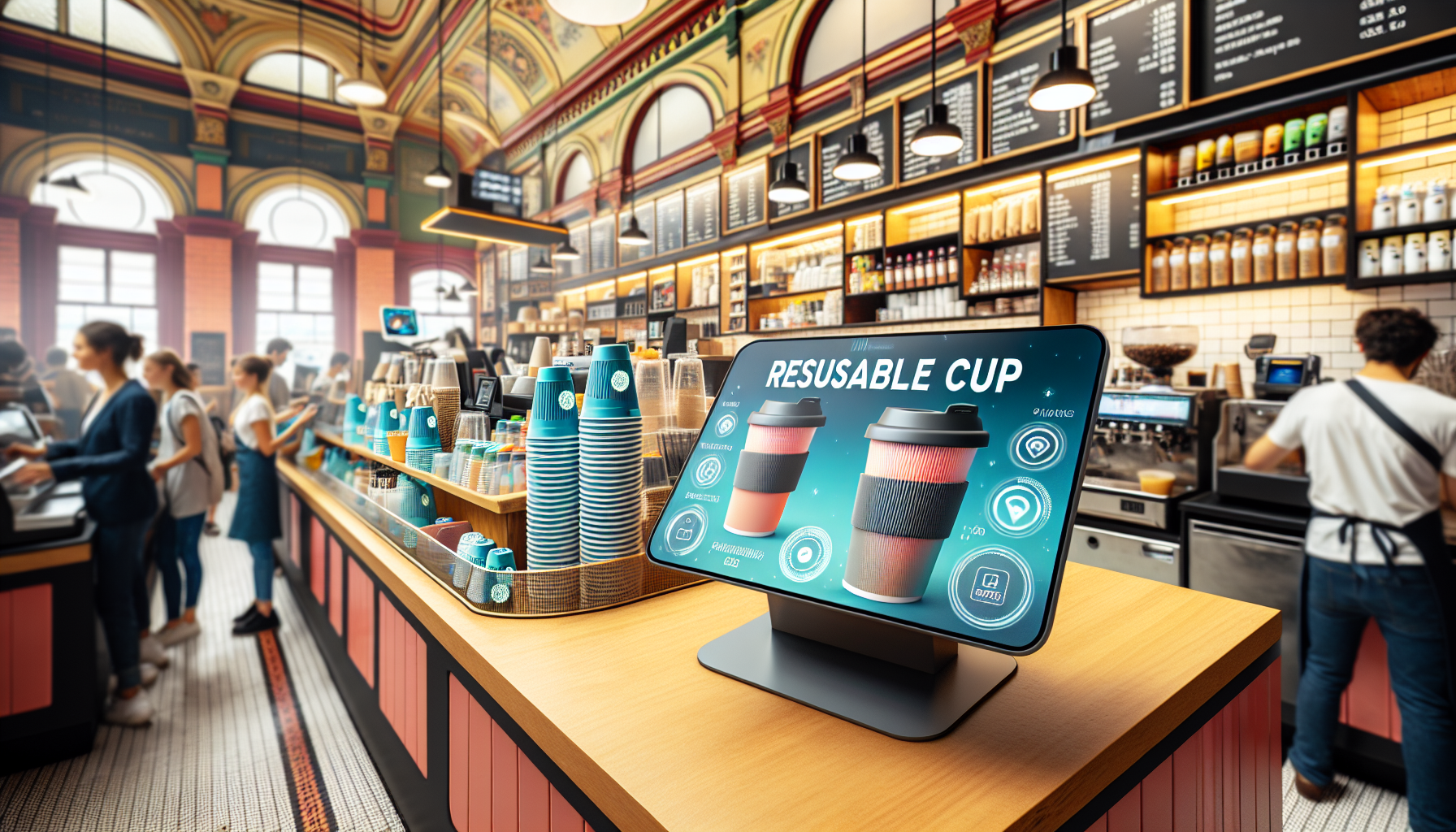 Huskee Launches Groundbreaking Reusable Cup System in Sydney, Showcasing Advanced Barcodes