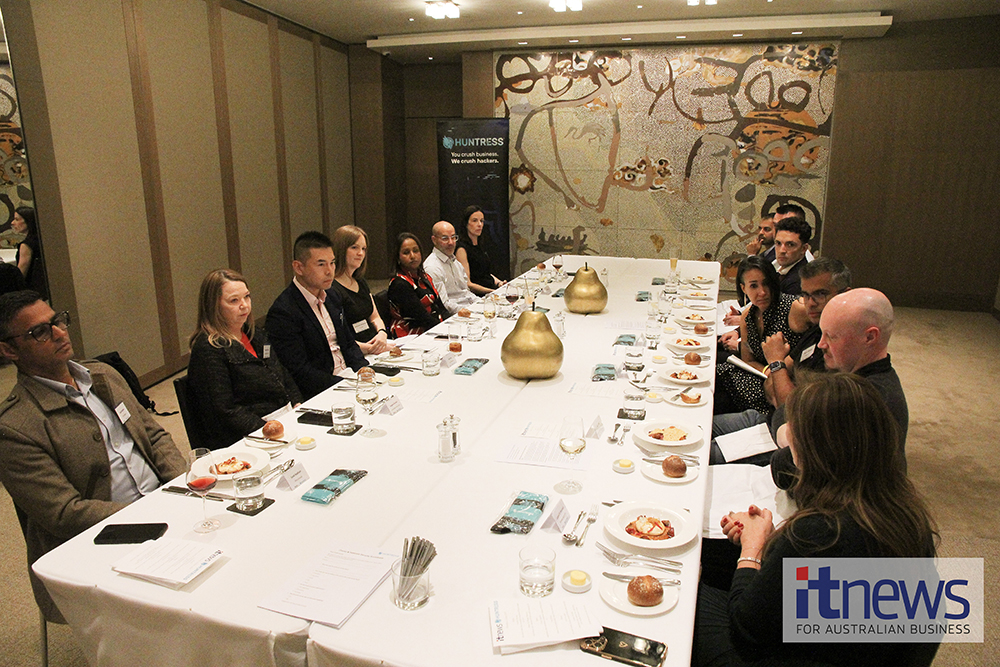 In Images: Huntress Security Roundtable on Individuals, Procedures & Technology
