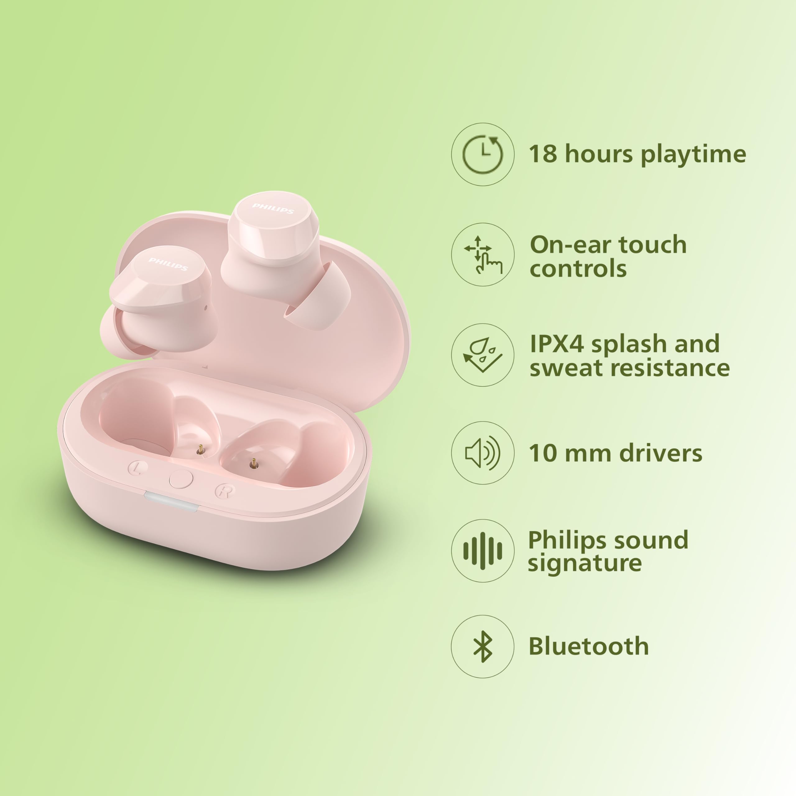 Philips TAT1209PK Wireless Bluetooth Earbuds Review