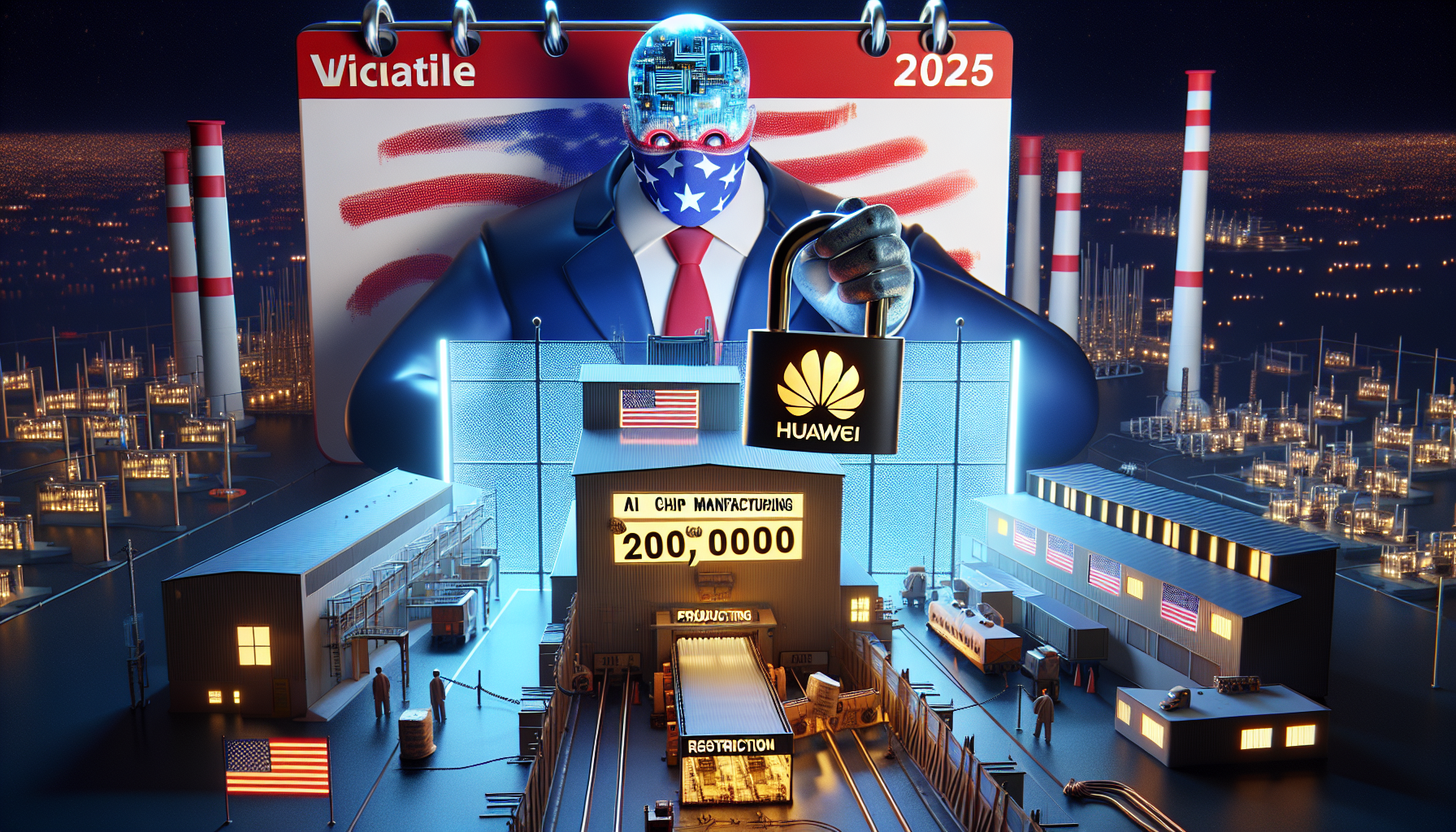 US Restricts Huawei to 200,000 AI Chip Manufacturing by 2025