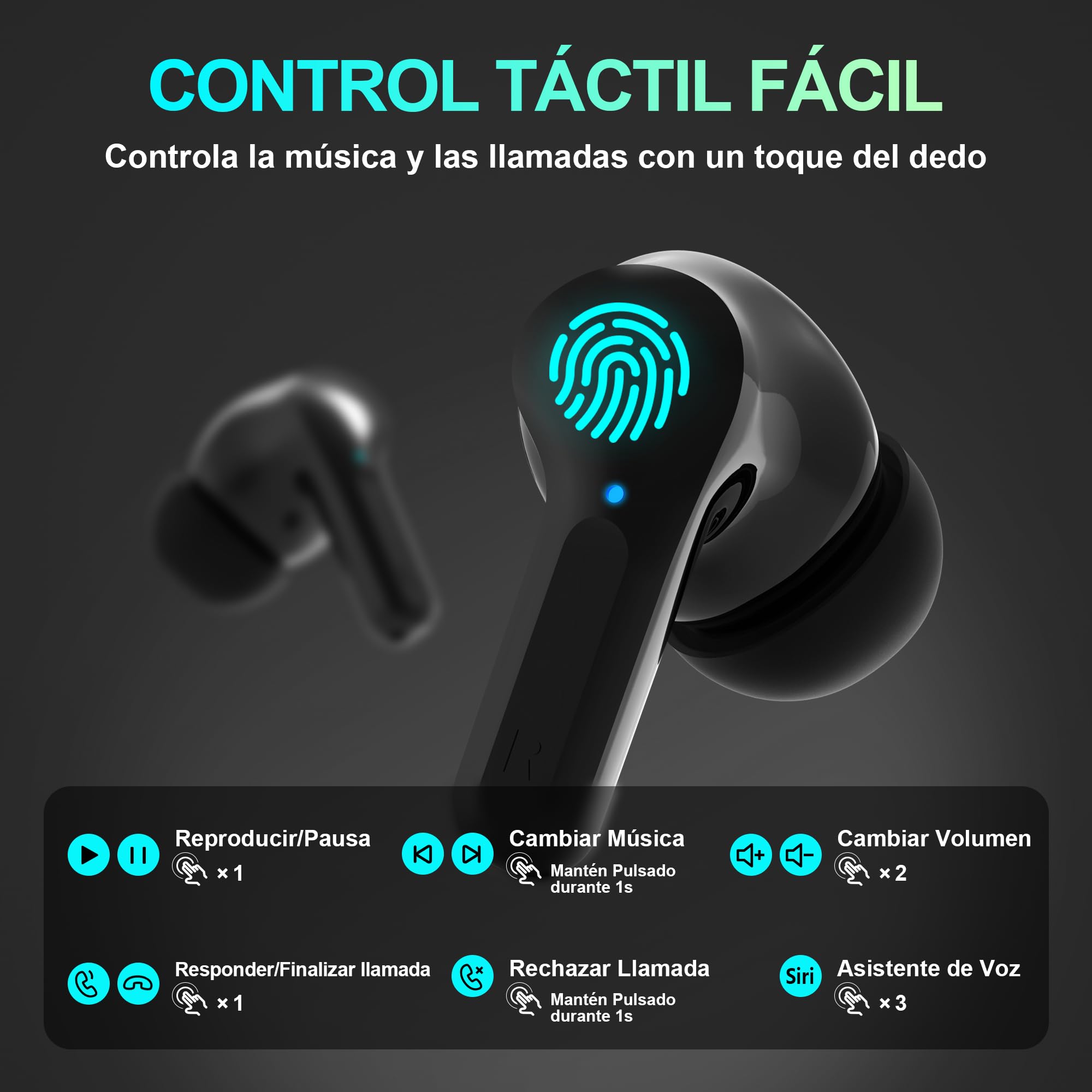 Bluetooth Headphones Wireless in-Ear - Bluetooth 5.3 Hi-Fi Stereo Deep Bass Wireless Headphones Noise Cancelling CVC Wireless Earbuds 35 Hours Playtime 13 mm Driver Earphones Waterproof USB C Review