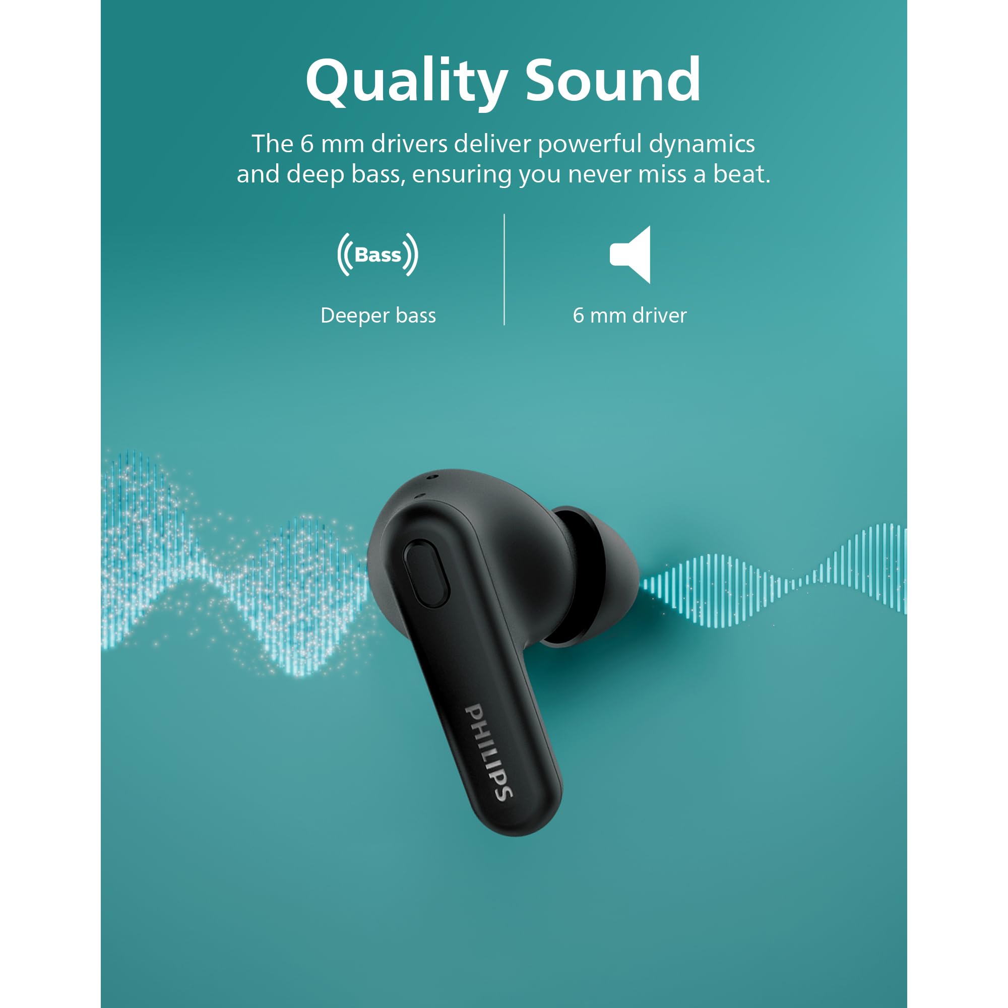 PHILIPS TAT1108 True Wireless in-Ear Headphones Review