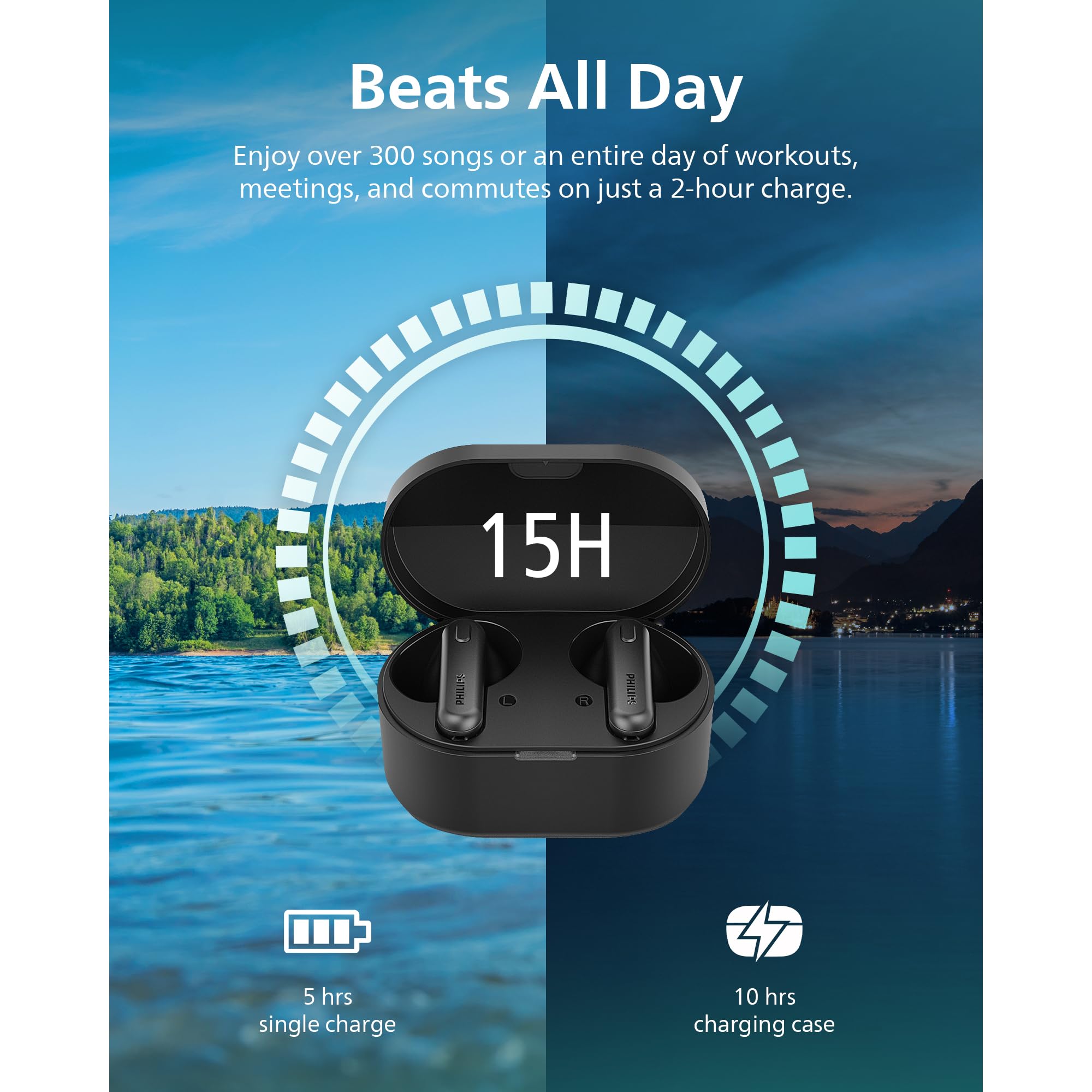 PHILIPS TAT1108 True Wireless in-Ear Headphones Review