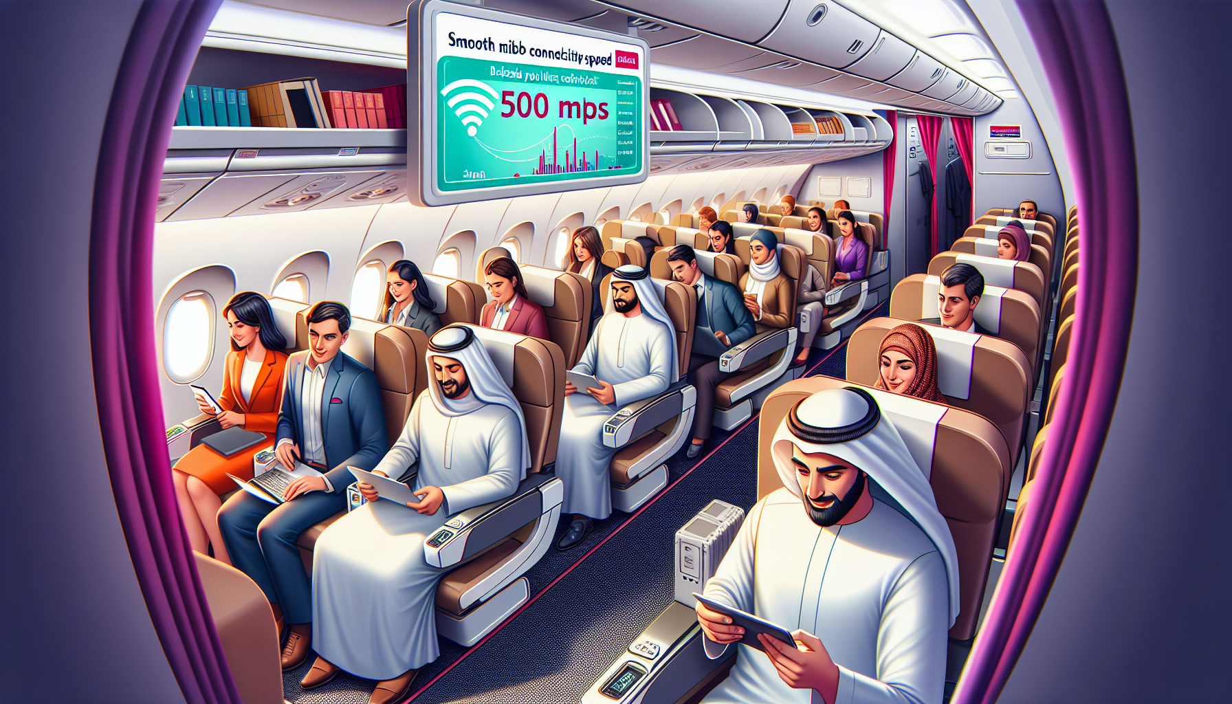 Qatar Airways Elevates with Starlink: In-Flight Connectivity Boosted to 500 Mbps per Aircraft
