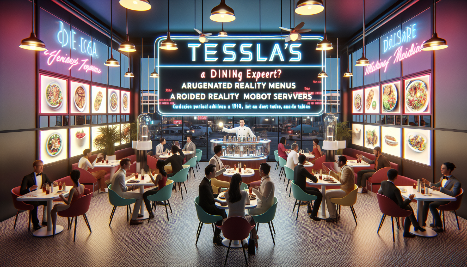 Tesla's Diner Launches: An Avant-Garde Dining Adventure is Here