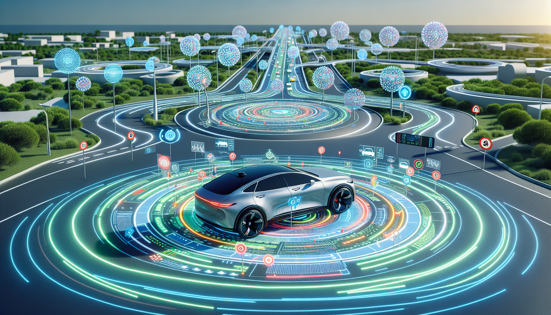 FSD (Supervised) Excels: Observe Its Skillful Control Over 40+ Roundabouts!