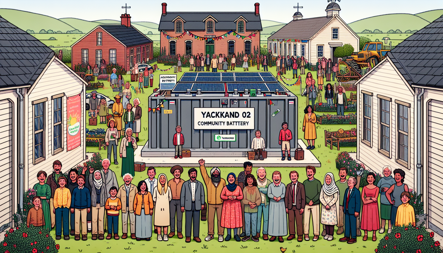 Yackandandah Commemorates the Introduction of Its Second Community Battery, Yack 02
