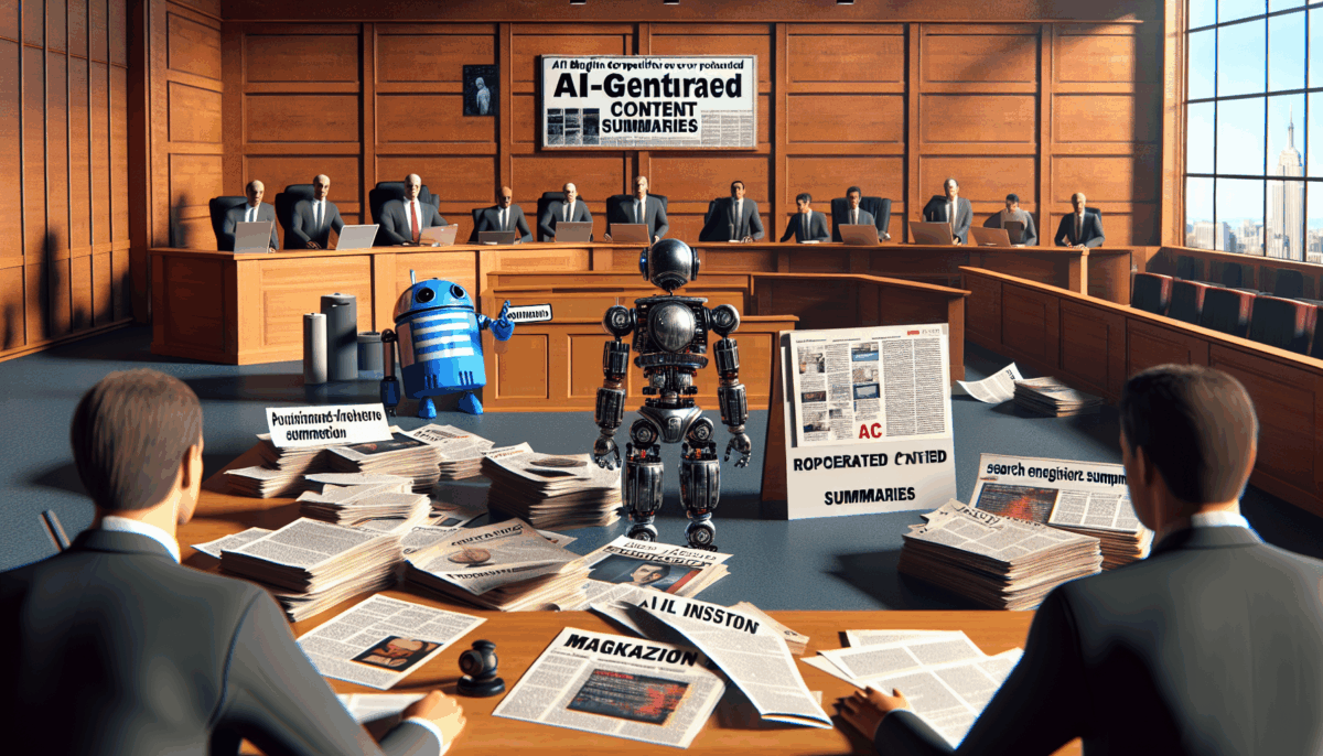 Penske, proprietor of Rolling Stone and Billboard, files lawsuit against Google regarding AI-generated content summaries.