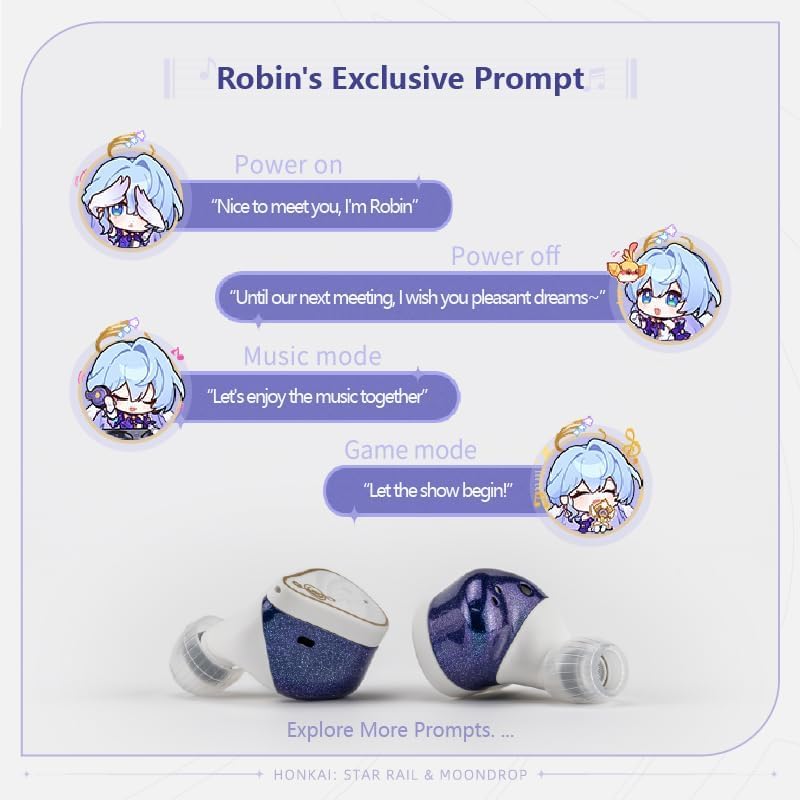 Moondrop Robin Earphone Honkai Star Rail Robin's Earphones Review