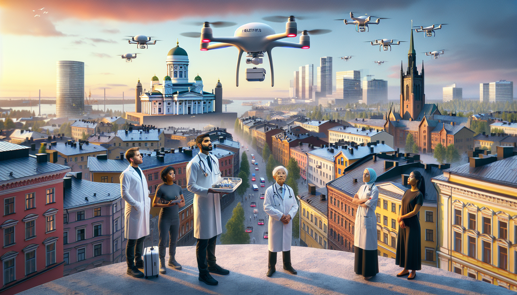 Helsinki Takes the Lead: Medical Supplies Transported via Drones with BVLOS Authorization
