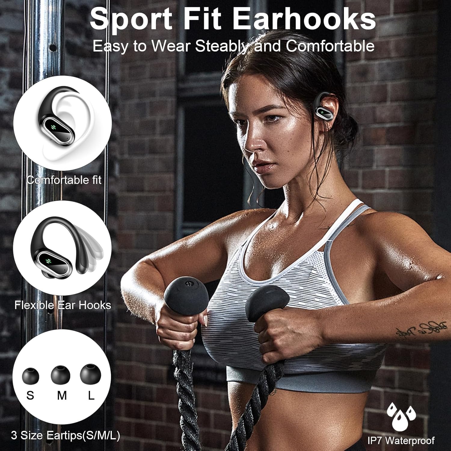 Poounur Wireless Earbuds Bluetooth 5.3 Headphones Review