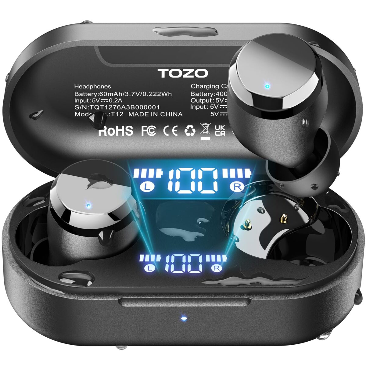 TOZO Wireless Earbuds Bluetooth 5.3 Headphones Review