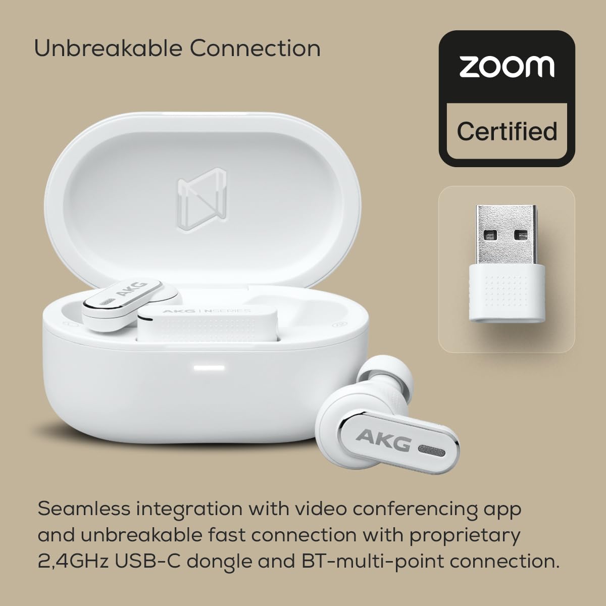 AKG N5 Hybrid TWS Headphone, White Review