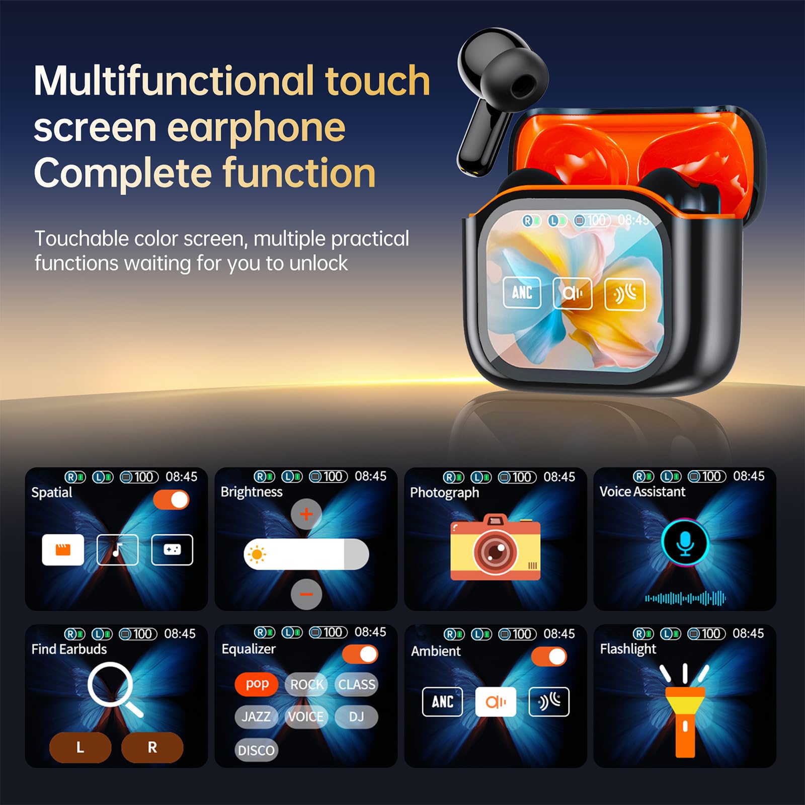 Bluetooth Headphones with Touch Screen Review