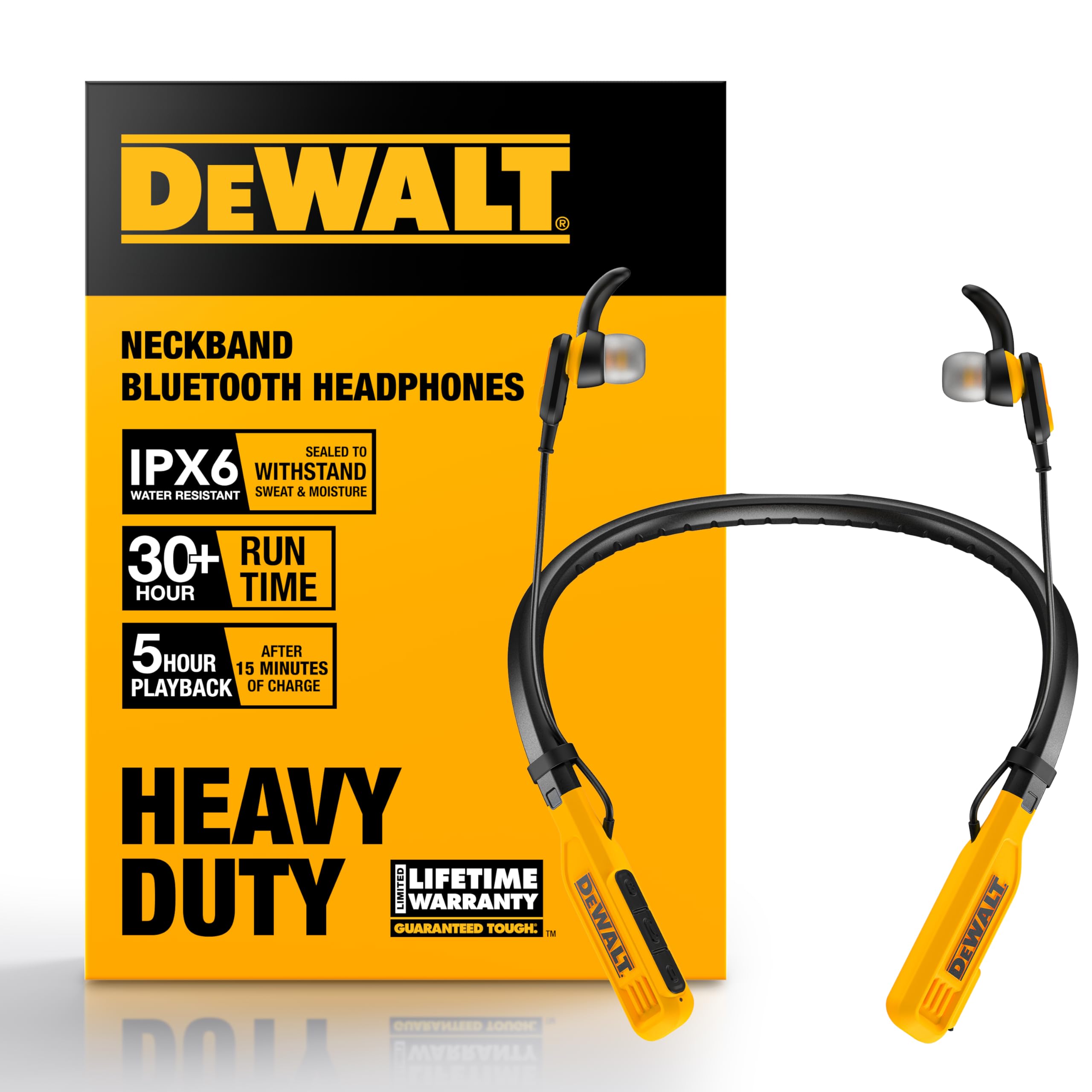 Dewalt Wireless Jobsite Pro Bluetooth Neckband Earphones Review