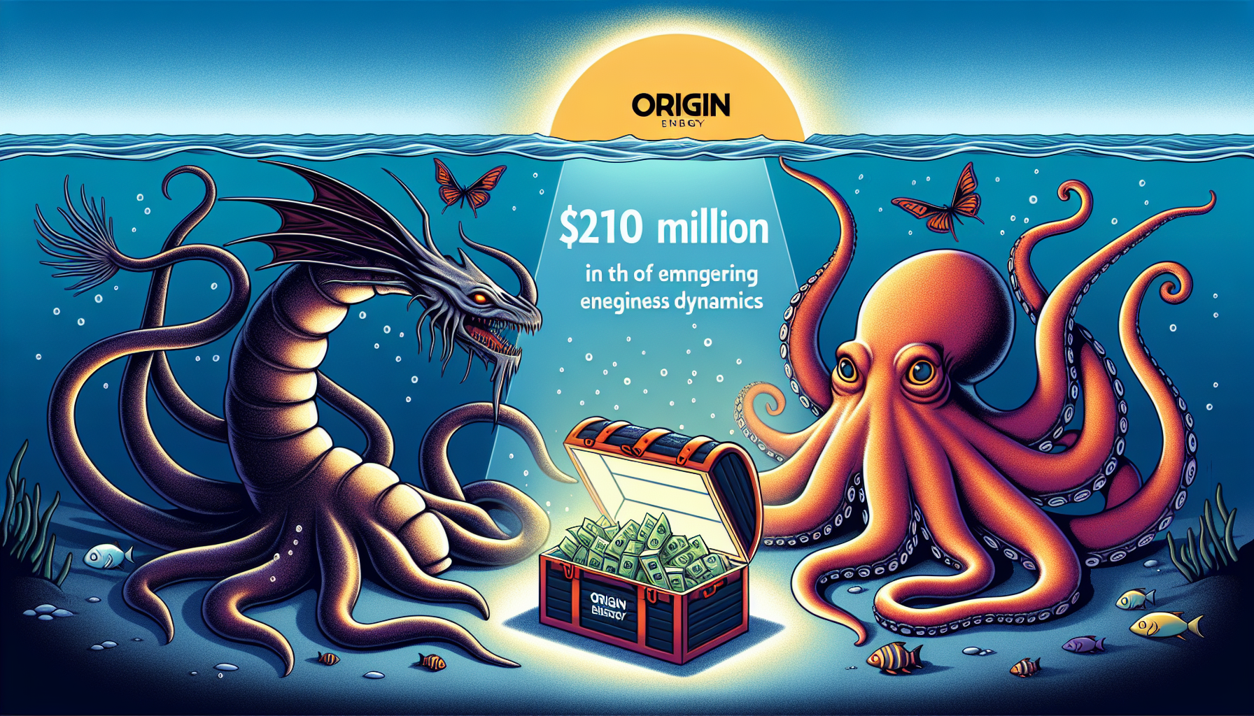 Origin Energy allocates $210M in Kraken's separation from Octopus Energy.