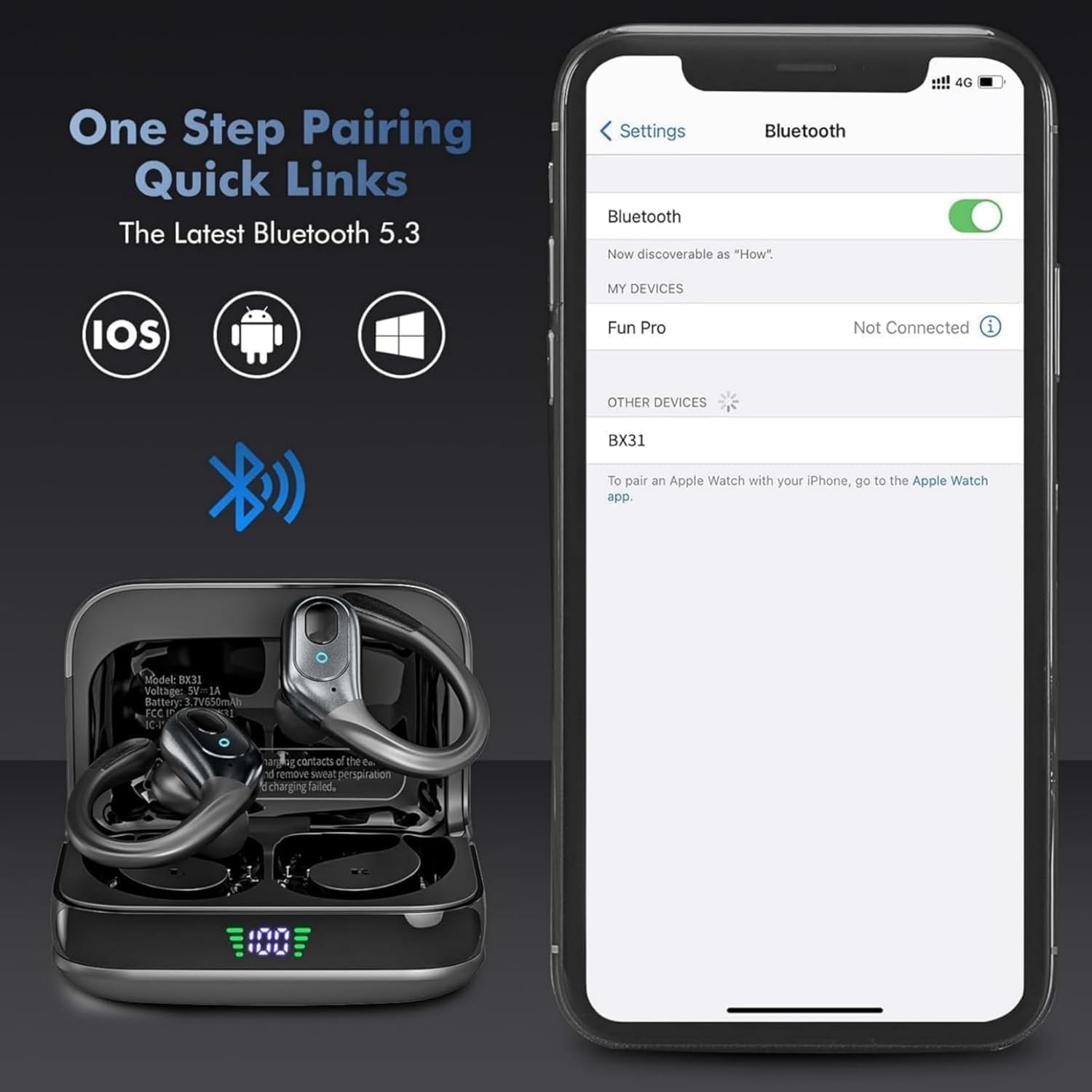 sajawass Wireless Earbuds Bluetooth 5.3 Headphones Review