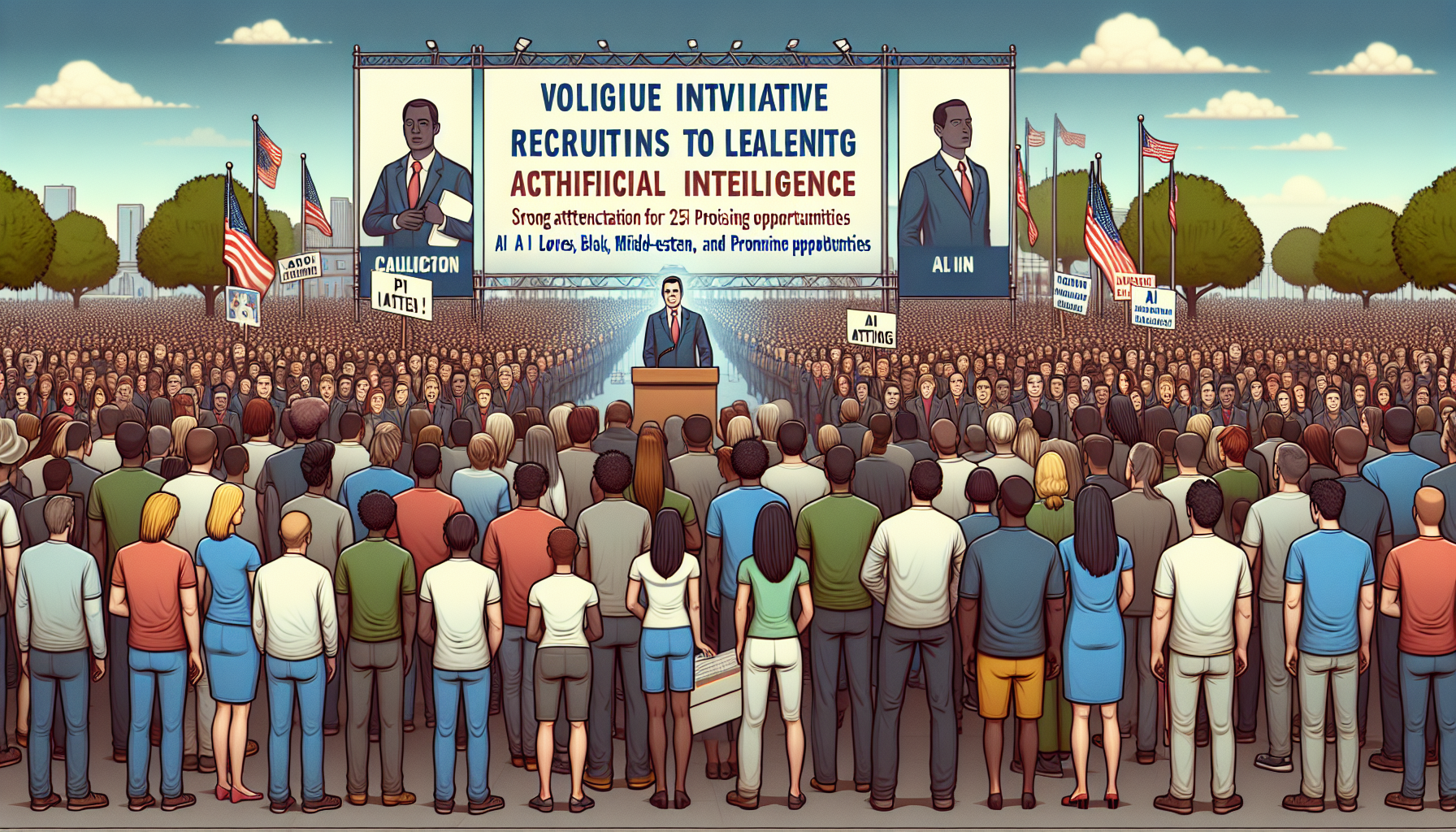 Trump's AI Recruitment Initiative Draws 25,000 Enthusiastic Candidates