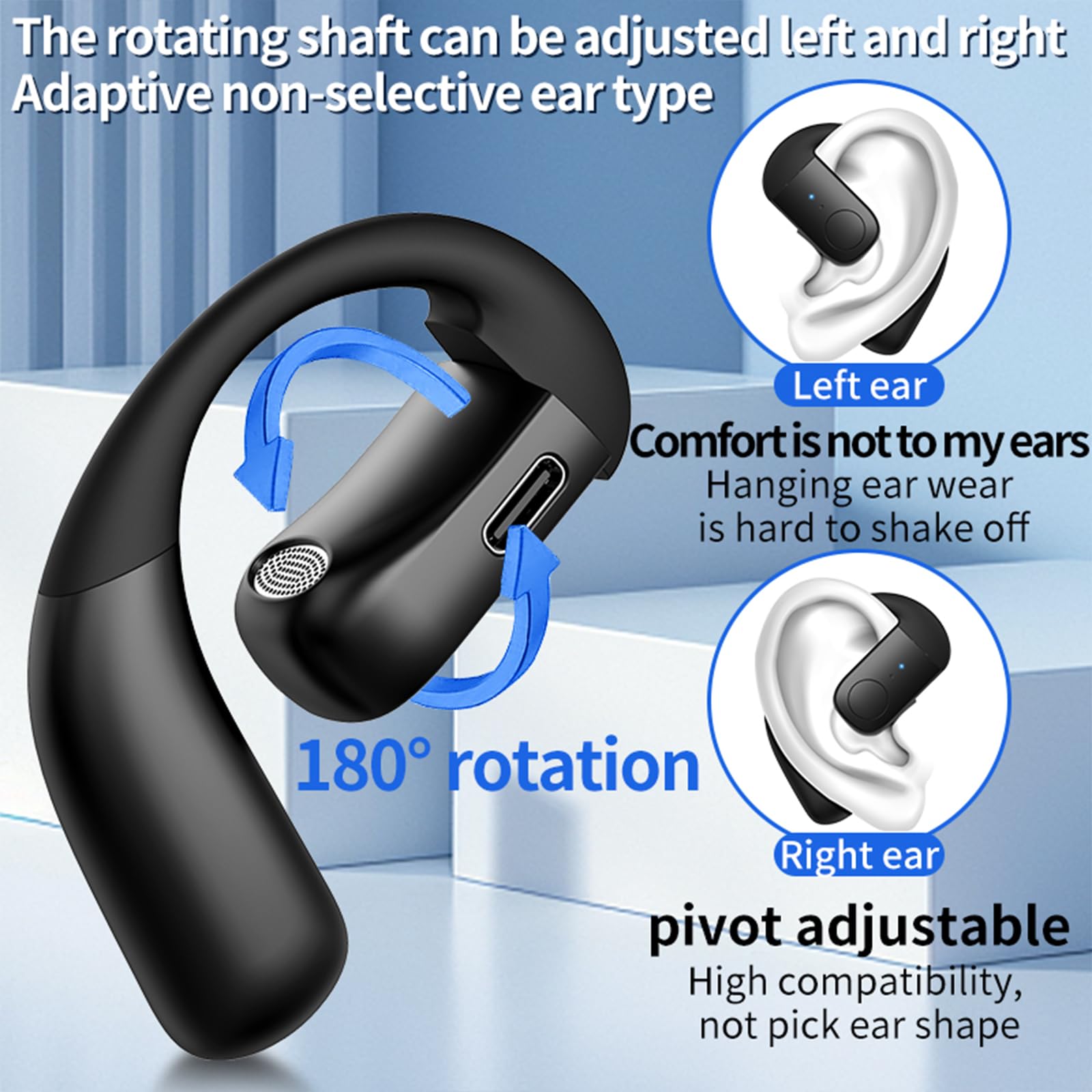 Wireless Single Earbud Bluetooth Headset with Microphone Review