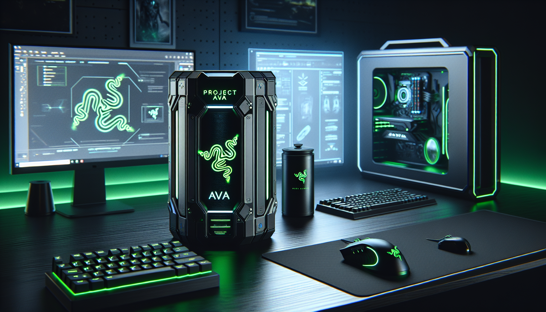 Razer Introduces Project Ava: AI-Enhanced Canister for Your Workspace