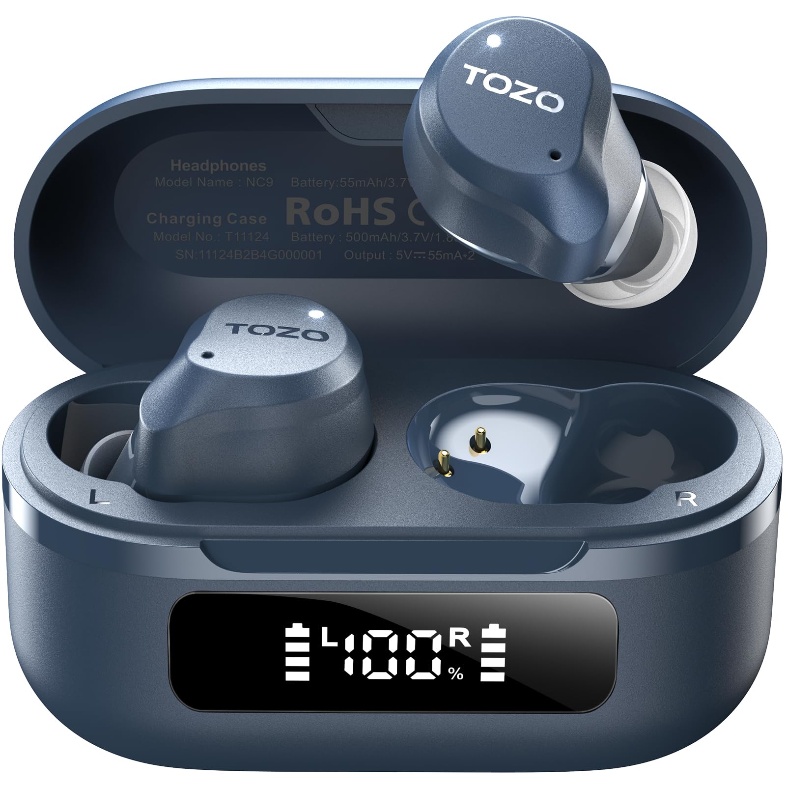 TOZO New NC9 Hybrid Active Noise Cancelling Wireless Earbuds Review