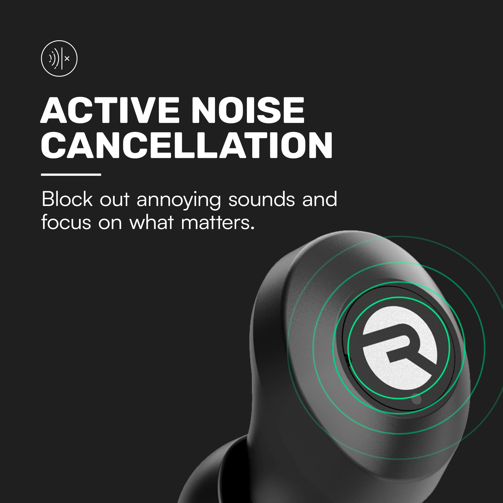 Raycon Everyday Earbuds Classic Bluetooth Wireless with Microphone - Stereo Sound, Active Noise Canceling, in-Ear Bluetooth Headset True Wireless Earbuds 32 Hours Playtime (Purple) Review