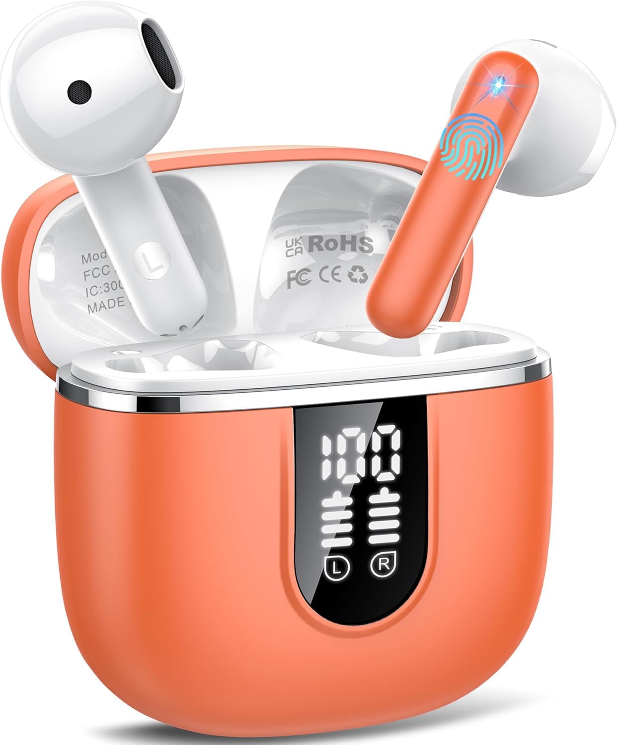 Wireless Earbuds, Bluetooth 5.4 Earphones in Ear 3D Stereo, 
