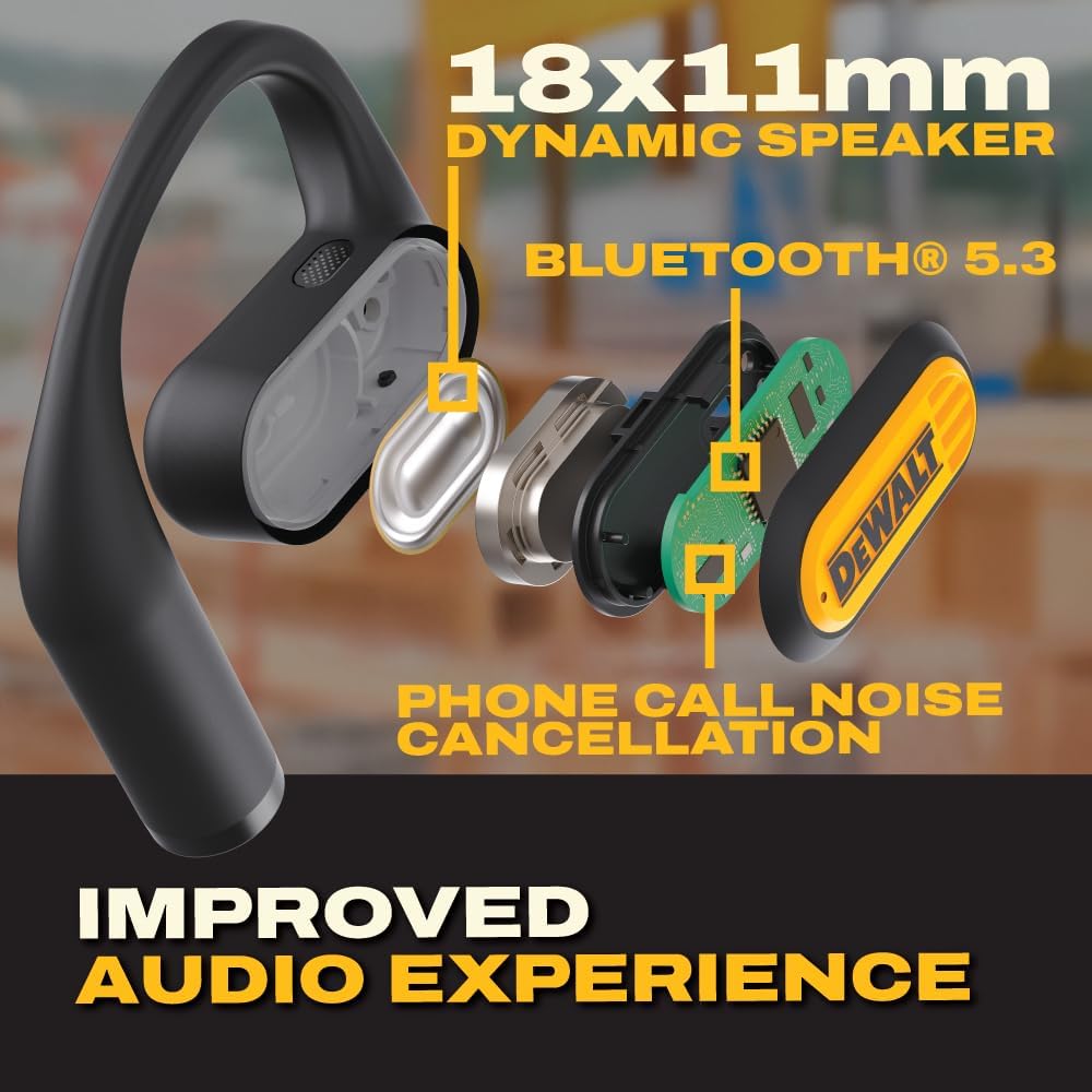 DEWALT Bluetooth 5.3 Wireless Earbuds Review