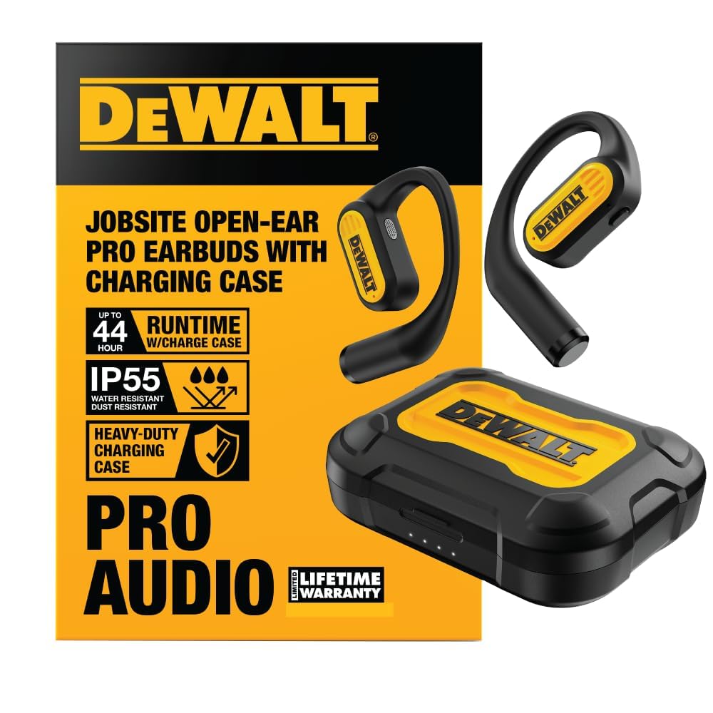 DEWALT Bluetooth 5.3 Wireless Earbuds Review