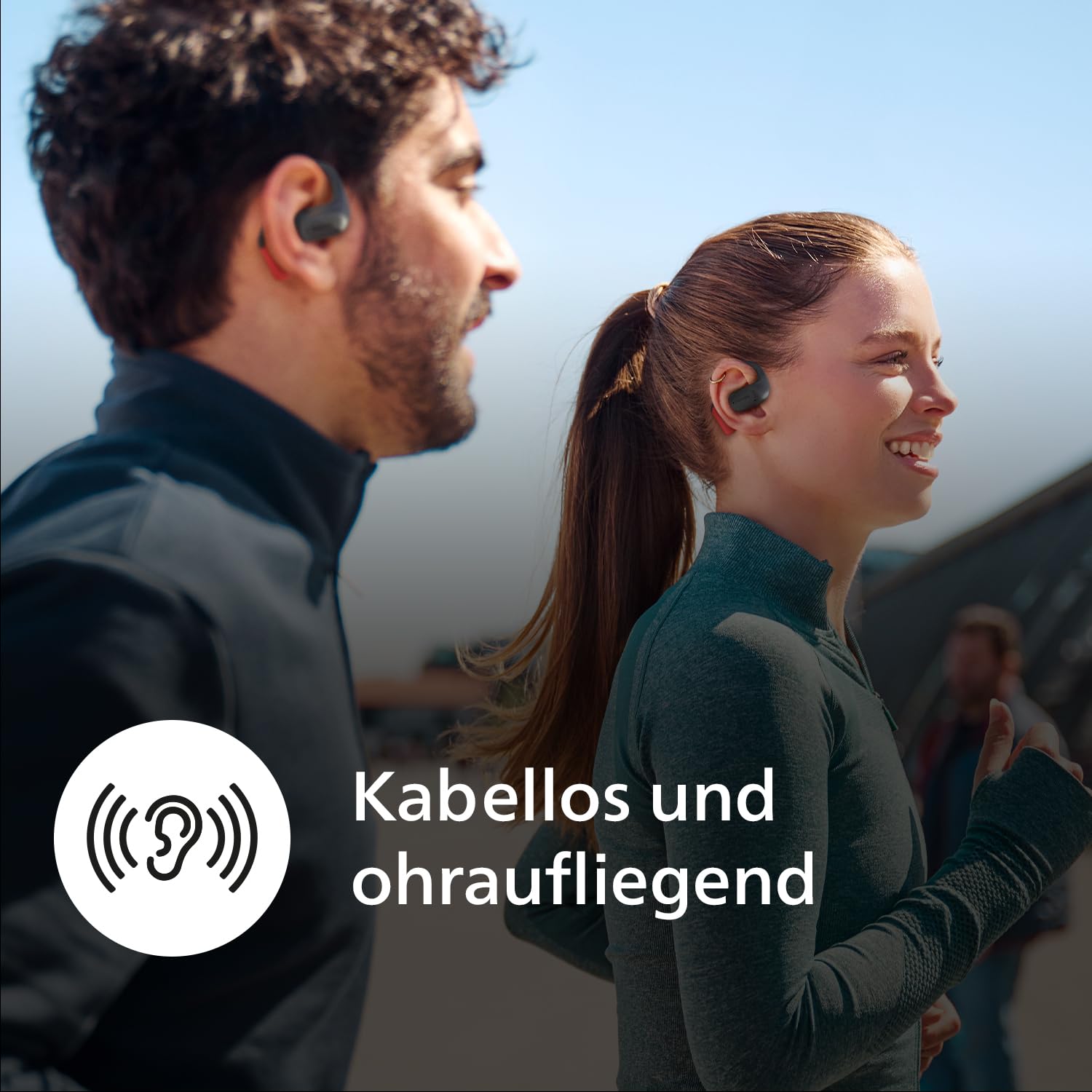 PHILIPS TAA6709 True Wireless Open Ear Sports Bluetooth Headphones - Black Review