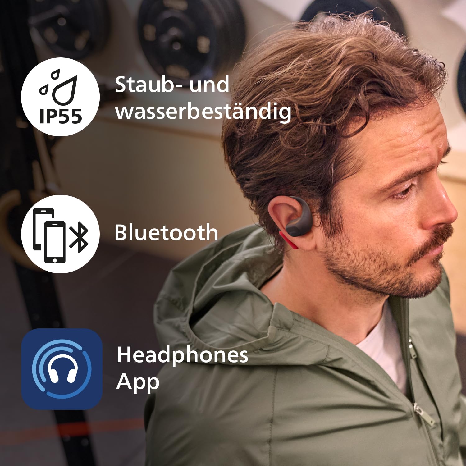 PHILIPS TAA6709 True Wireless Open Ear Sports Bluetooth Headphones - Black Review