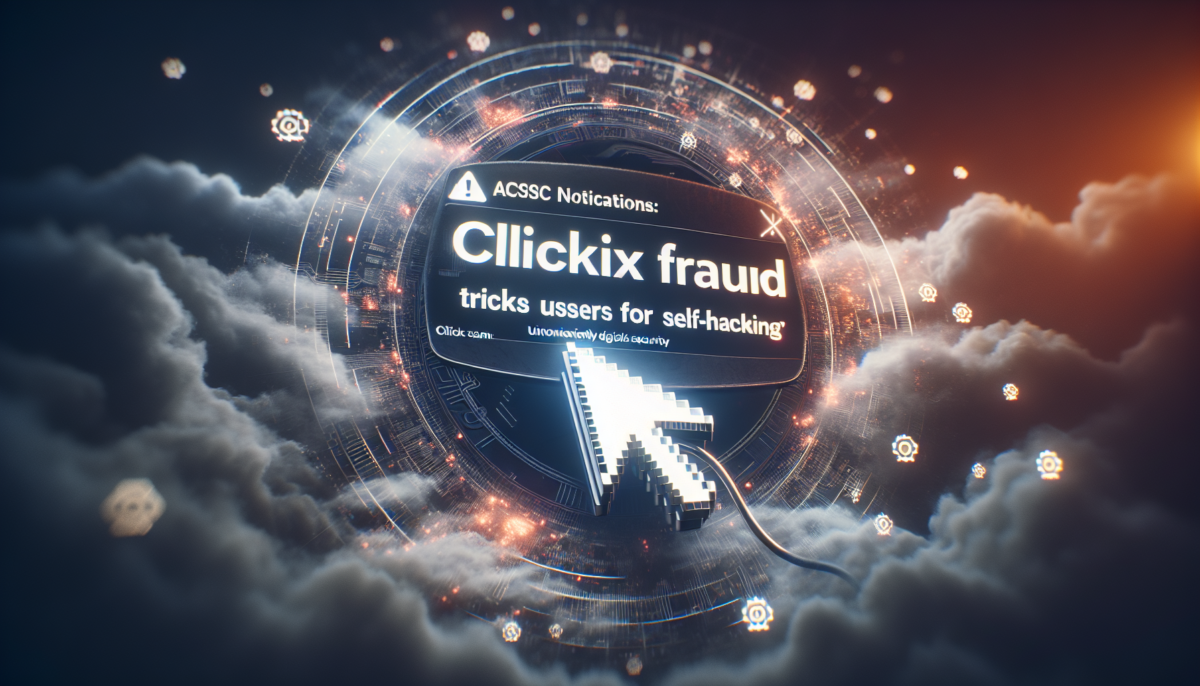 "ACSC Notifications: 'ClickFix' Fraud Tricks Users into Self-Hacking"