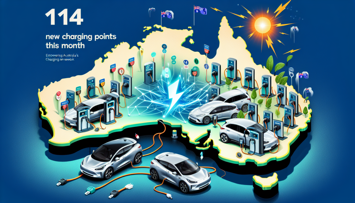 Exploren Energizes Australia's EV Network with 114 New Charging Points This Month