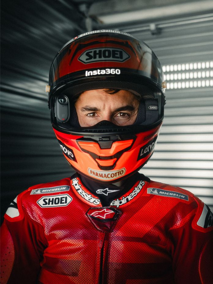 Marc Márquez promotes the Insta360 GO 3S Motorcycle Bundle